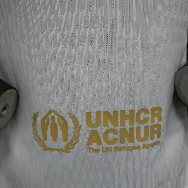 2025-26 Barcelona Home Player Version Shirt White Jersey Without Spofity Text