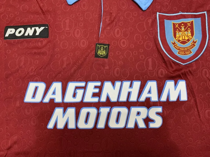 West Ham United 100th Anniversary 1995/96 Retro Jersey