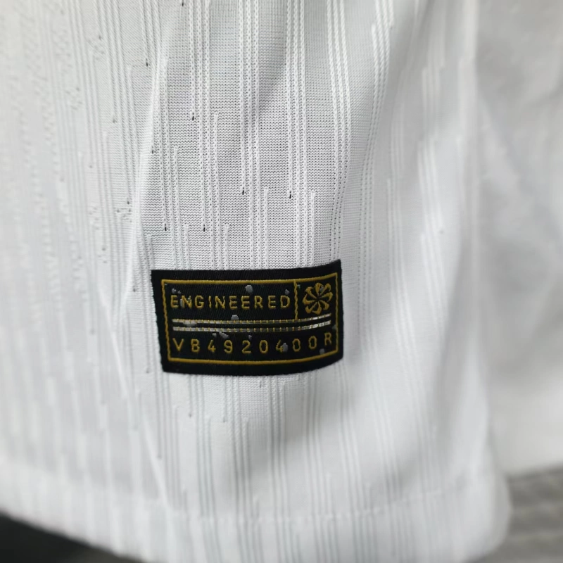 2025-26 Barcelona Home Player Version Shirt White Jersey Without Spofity Text