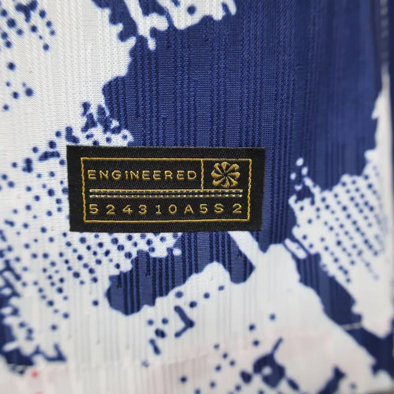 24/225 PSG Away Player version white red yellow blue Soccer Jersey