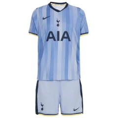 Kids Tottenham Hotspur Away Full Kits(Jersey+Shorts+Socks) 2024/25