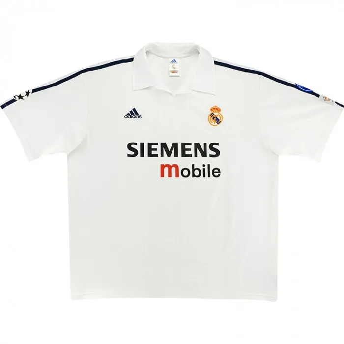 2002/03 Real Madrid Retro Soccer Jersey Home