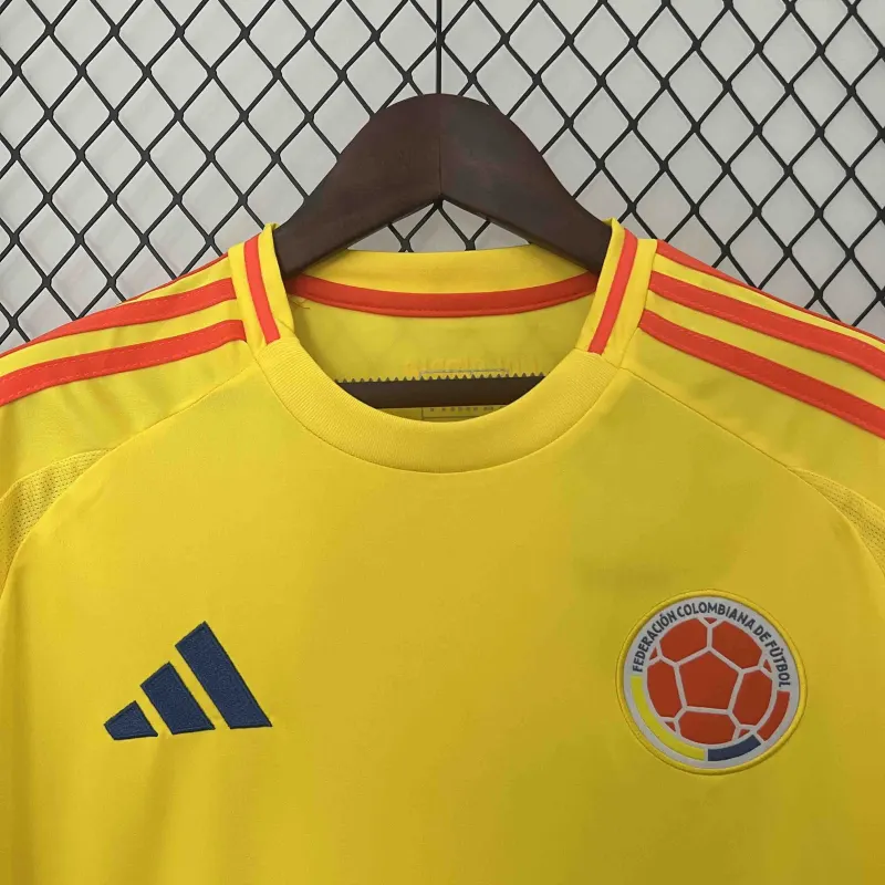 Colombia Nation Home L.Díaz #7 James #10 Football Jersey Copa America 2024