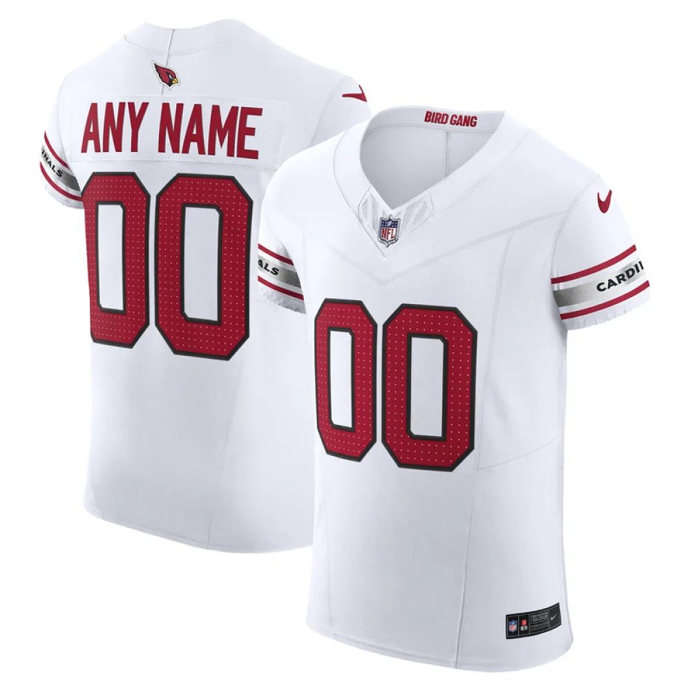 Men's Arizona Cardinals Nike White Vapor F.U.S.E. Elite Custom Jersey