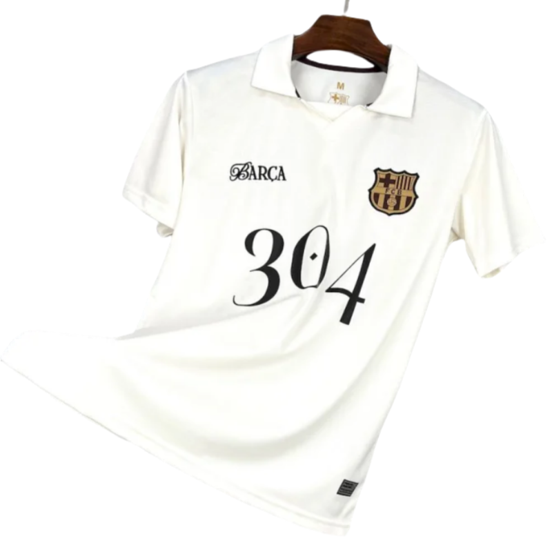 24-25 Barcelona POLO Shirt Lamin Yamal 304 White