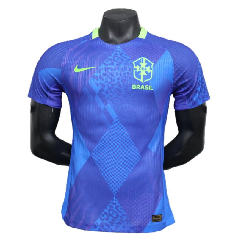Brazil Away Shirt Soccer Jersey Player Version 2025