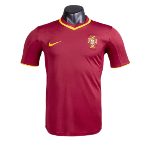 2000 Portugal Retro Soccer Jersey Home Replica Euro Cup