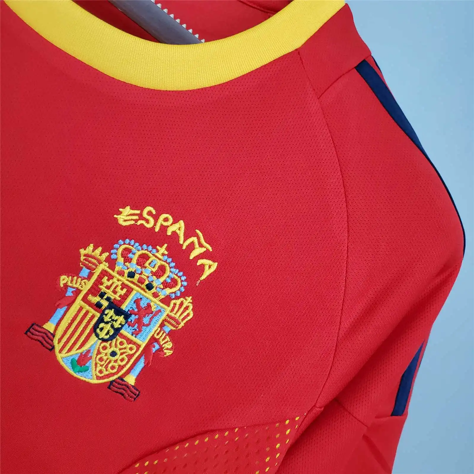 Spain Retro Jersey Home World Cup 2002