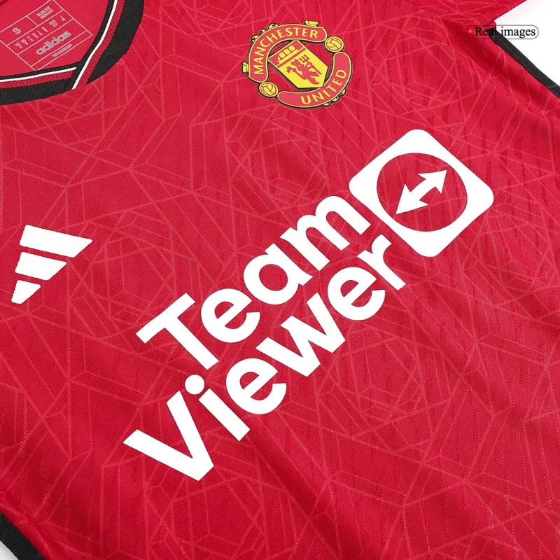 23-24 Manchester United Jersey Home Player Version