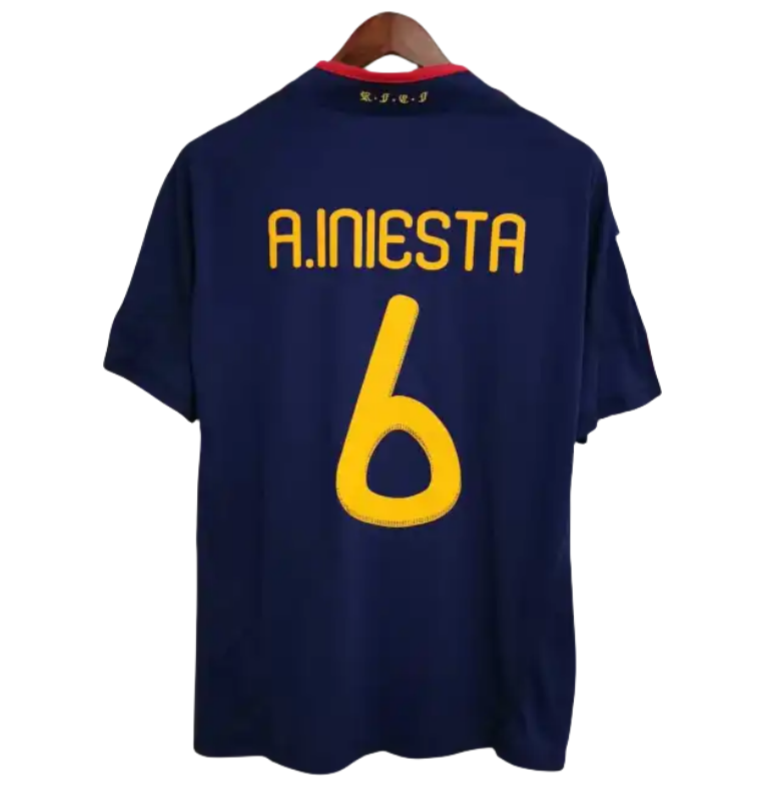 Spain Retro Jersey Away World Cup Final 2010