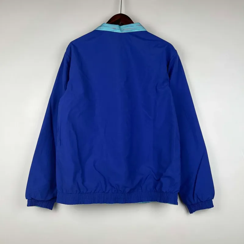 23-24 Barcelona Reversible Windbreaker Blue Soccer Jersey 1:1 Thai Quality