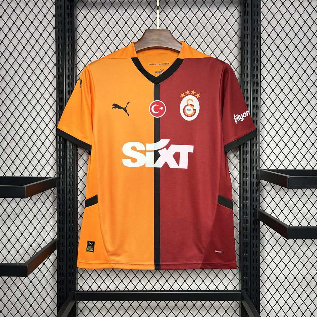 24-25 Galatasaray Home Kit Football Uniforms Sport