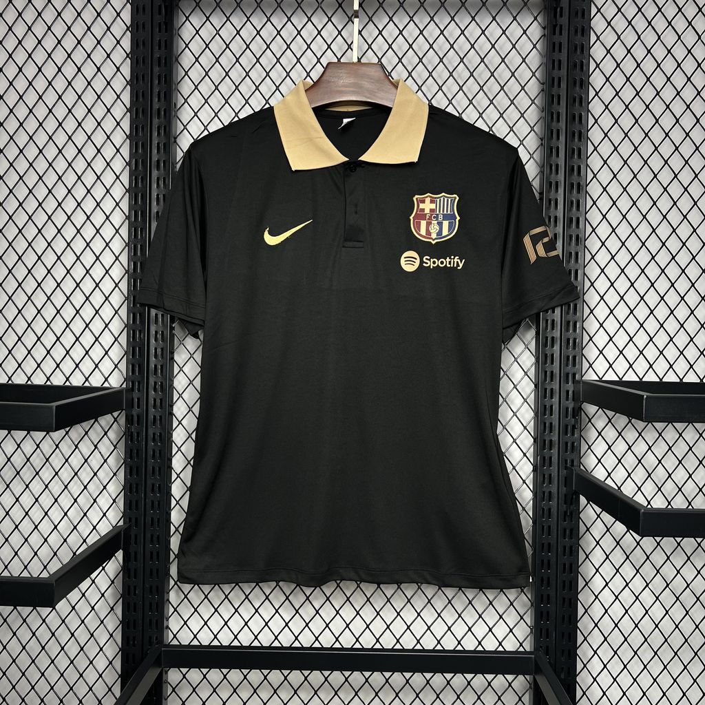 24-25 Barcelona Black POLO Shirt