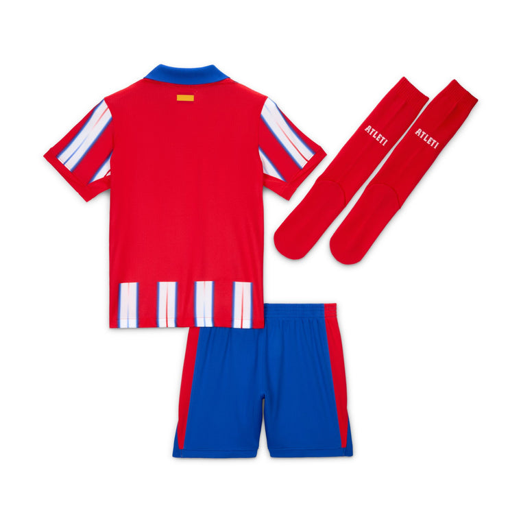 Kids Nike Atletico Madrid Custom Home Full Soccer Kits 2024-25