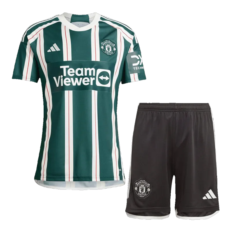 23-24 Manchester United Away Kit Jersey+Short