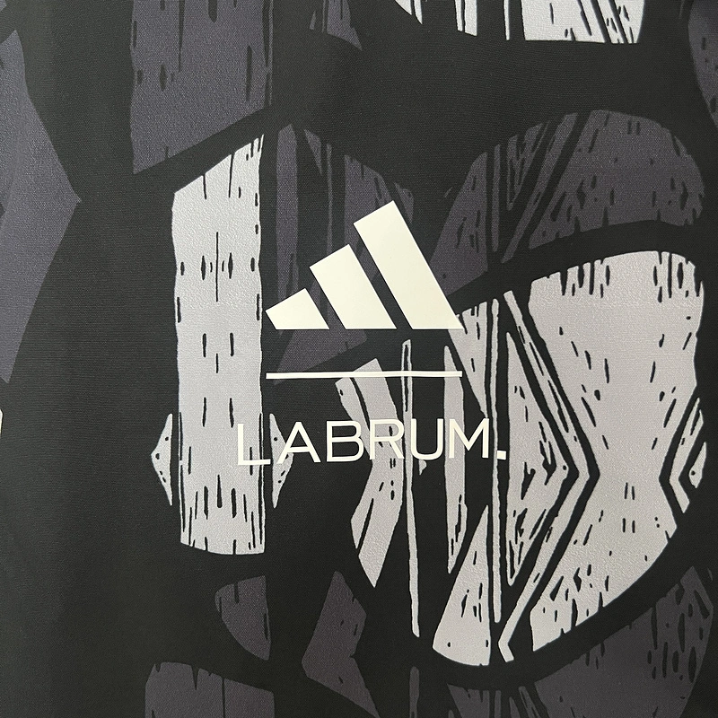 24-25 Arsenal Grey&black Windbreaker Jacket Football