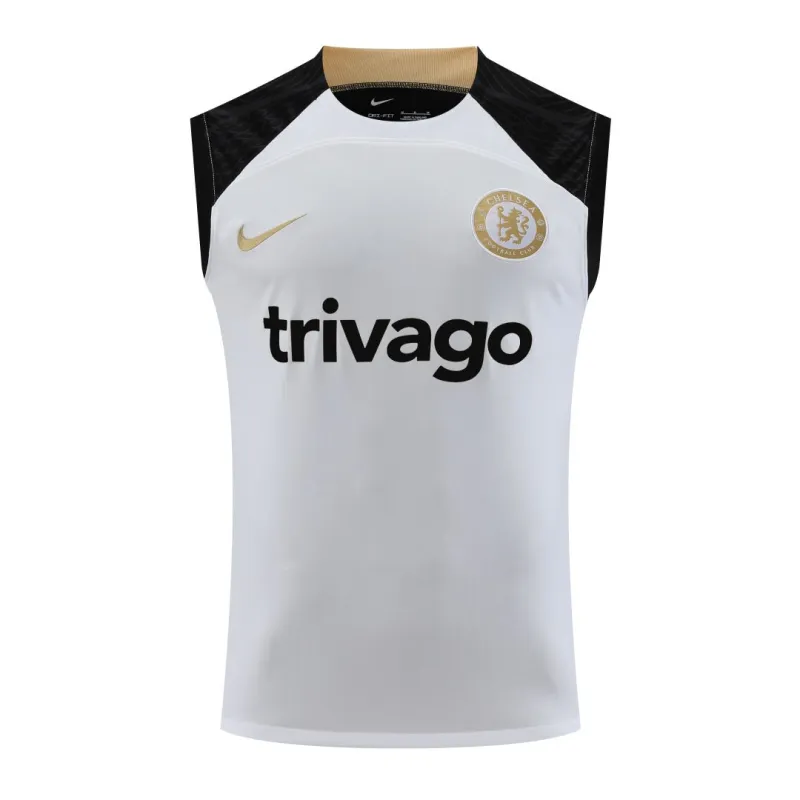 23-24 Chelsea Pre-Match Vest Jersey White