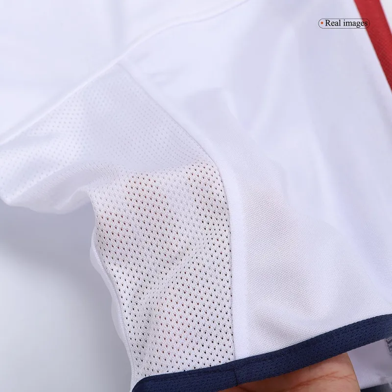 2004 England Retro Jersey Home Replica Euro Cup