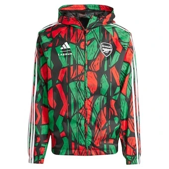 24-25 Arsenal Red&Green Windbreaker Jacket Football