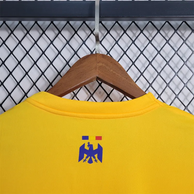 2024 Romania Euro Cup Home Football Jersey