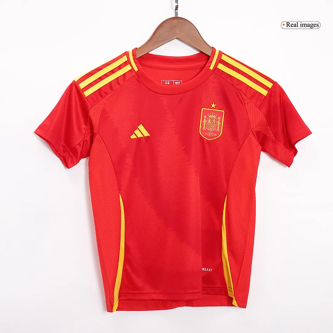 Kids Spain Home Kit EURO 2024 Youth Apparels