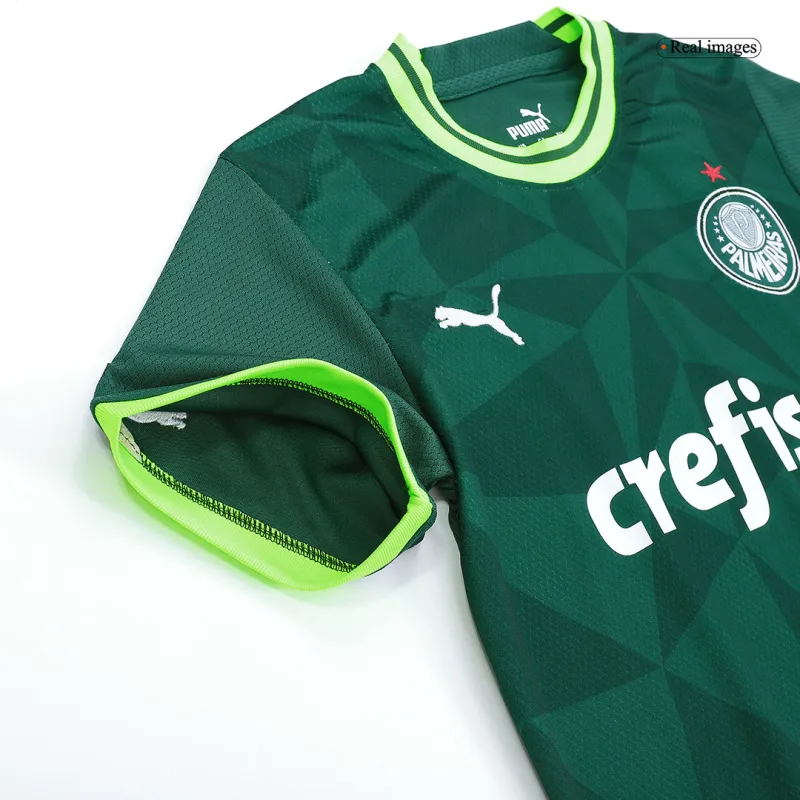 Kids SE Palmeiras 2023/24 Home Jersey Kit Replica