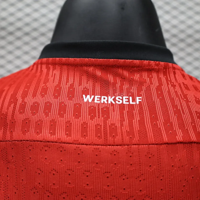 24-25 Bayer 04 Leverkusen Home Soccer Jersey Player Version