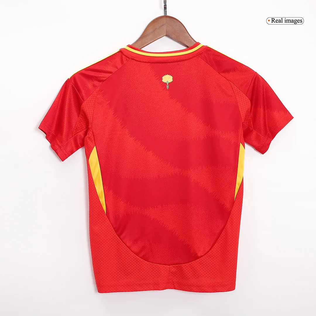 Spain Home Kit(Jersey+Shorts) Soccer Apparels Euro 2024