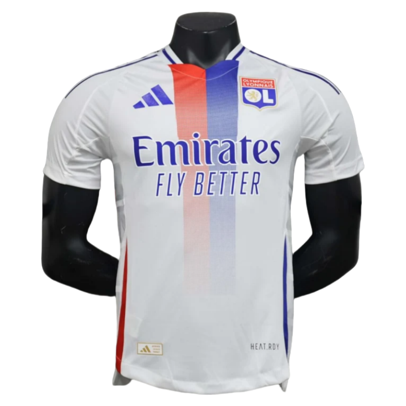 2024/2025 Player Version Lyon Home Football Shirt