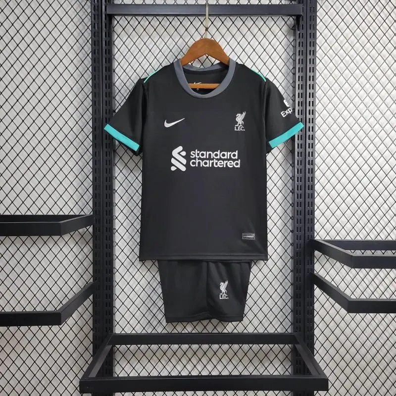24-25 Liverpool Away Kids Kits Youth Apparels Football Jersey