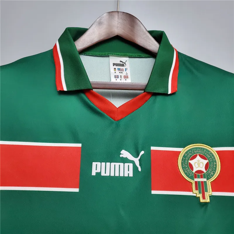 Morocco World Cup 1998 Rrtro Jersey Home