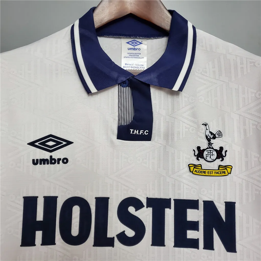 Tottenham Hotspur Retro Soccer Jersey Home Replica 1991/93