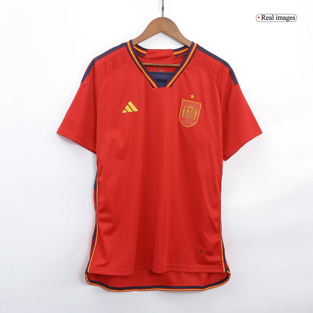 Spain Homw Soccer Jersey Replica World Cup 2022