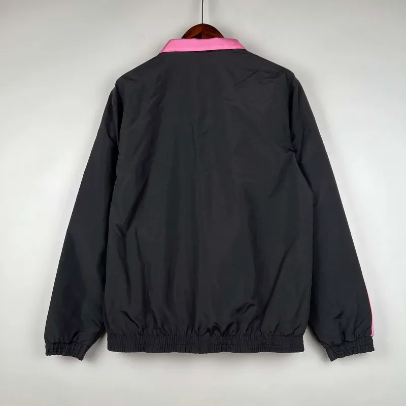 2023-2024 Inter Miami Reversible Windbreaker(black-pink)Soccer Jersey 1:1 Thai Quality