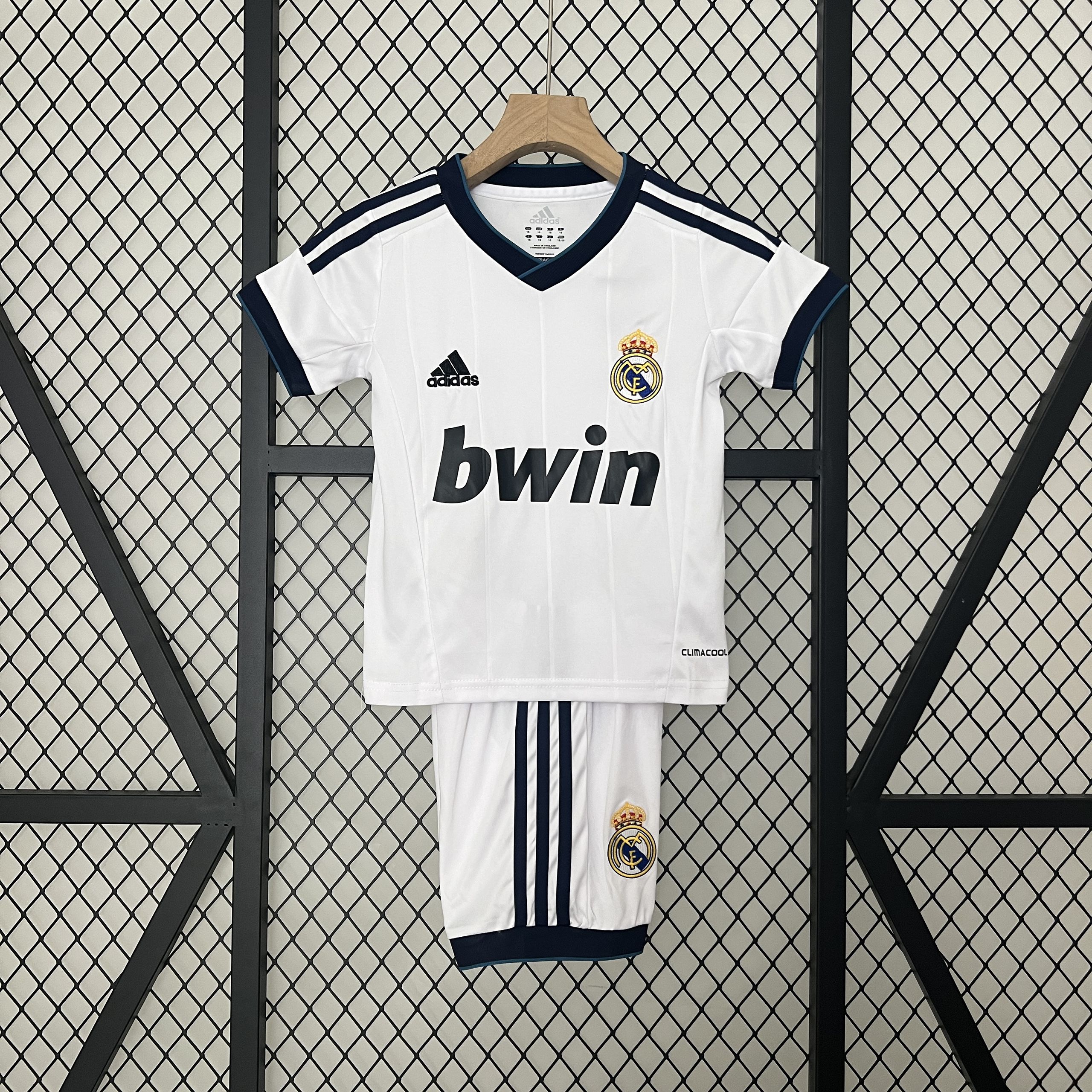 Real Madrid 12-13 Home Retro Kid Kits White Jersey