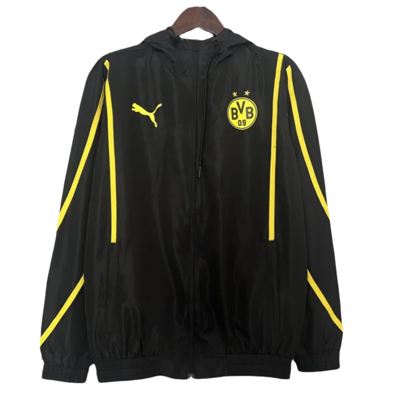 24-25 Dortmund BVB Black Windbreaker