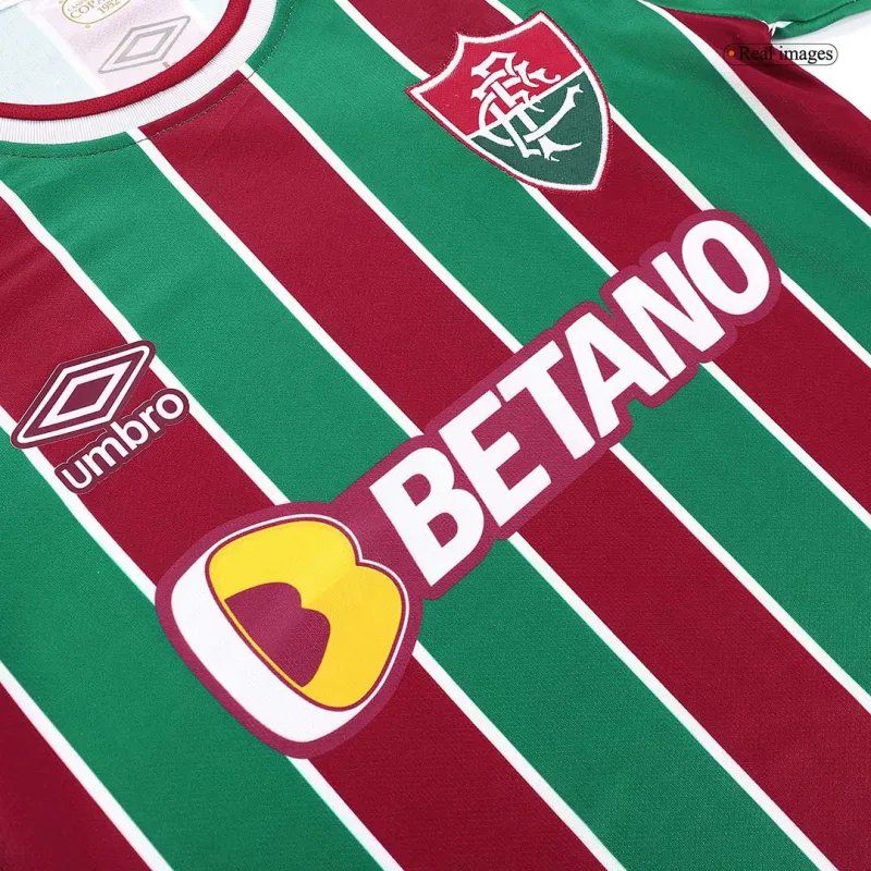 Kids Fluminense FC 2023/24 Home Jersey Kit