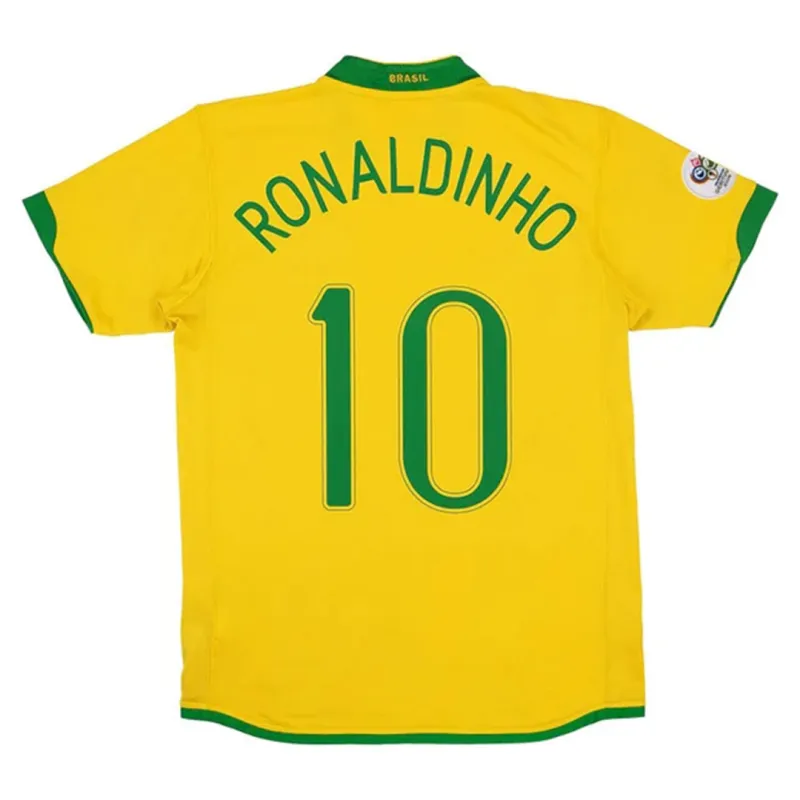 Brazil Retro Jersey Home World Cup 2006
