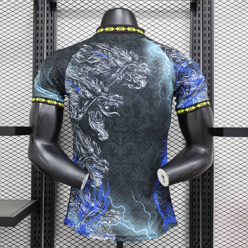 24-25 Real Madrid Dragon Black$Blue Special Edition Player Version Shirt