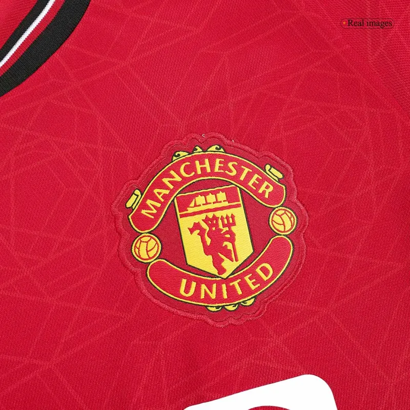 23-24 Manchester United Home Long Sleeve Jersey