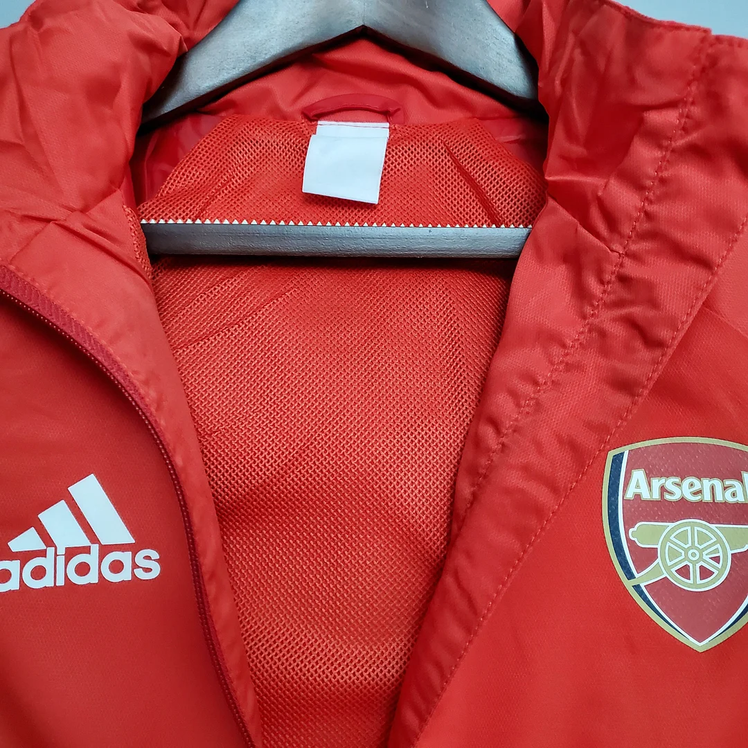 Arsenal Soccer Jersey Windbreaker Red 2021