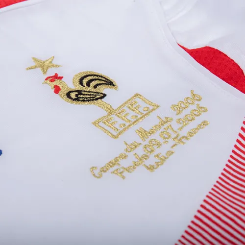 2006 France Retro Jersey Away World Cup