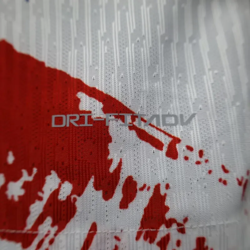 24/225 PSG Away Player version white red yellow blue Soccer Jersey