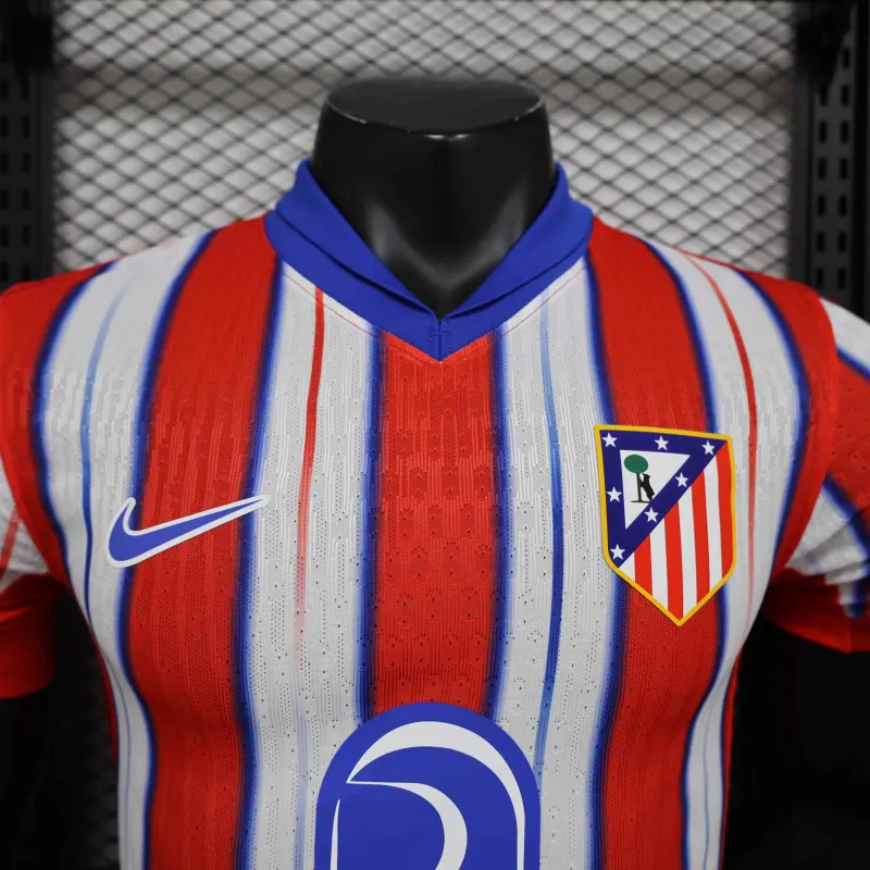 24-25 Atletico Madrid Home Soccer Jersey Player Edition