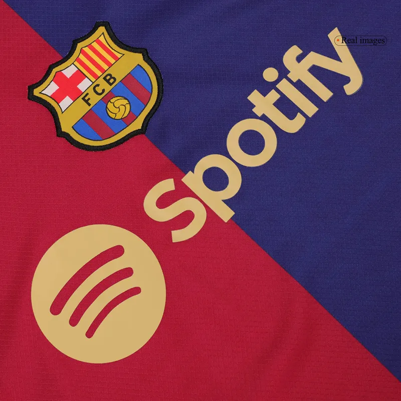 24-25 Barcelona Home Long Sleeve Jersey