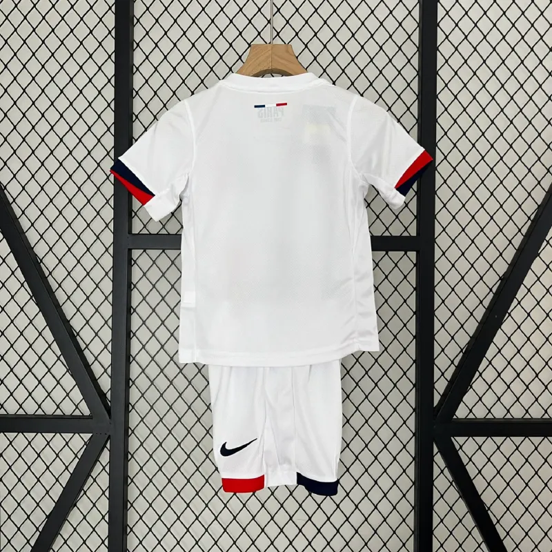 24-25-26 PSG Saint-Germain Away Soccer Kids Kit Jersey+Shorts