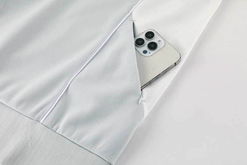 Real Madrid Training Kit Light Grey 2025-26 (Jacket+Pants)