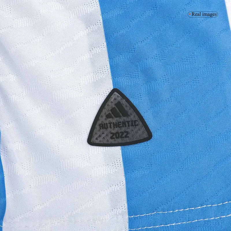 2022 Argentina World Cup Champion Edition 3 stars Home Jersey Player Version