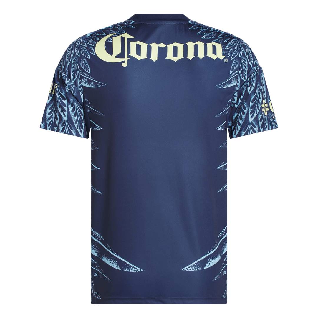 Club America Away Soccer Jersey 2025-26 Navy -Fan version