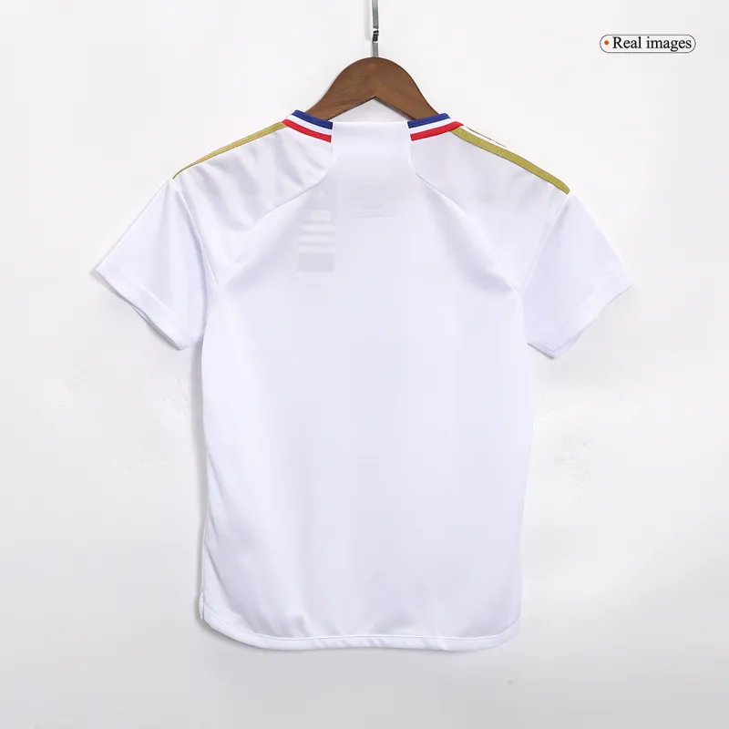 23-24 Kids Olympique Lyonnais Home Kit Jersey+Shorts